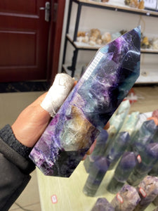 Natural Colored Fluorite Crystal