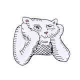 Alien Cat Lover Badge
