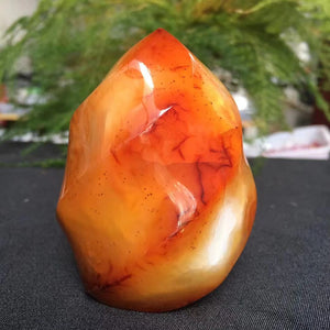 Red Agate Flame Crystal