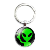 Funny Alien Key Ring