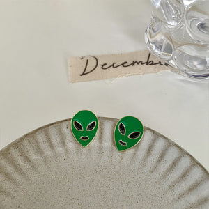 Alien Stud Earrings