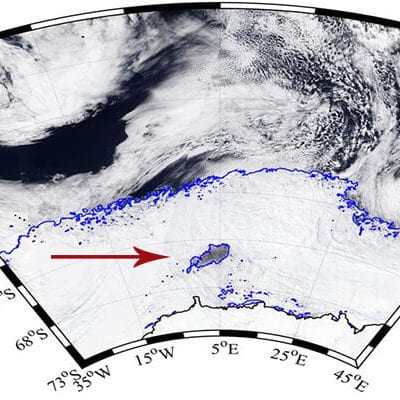 antarctica ice shelf hole yjppmh